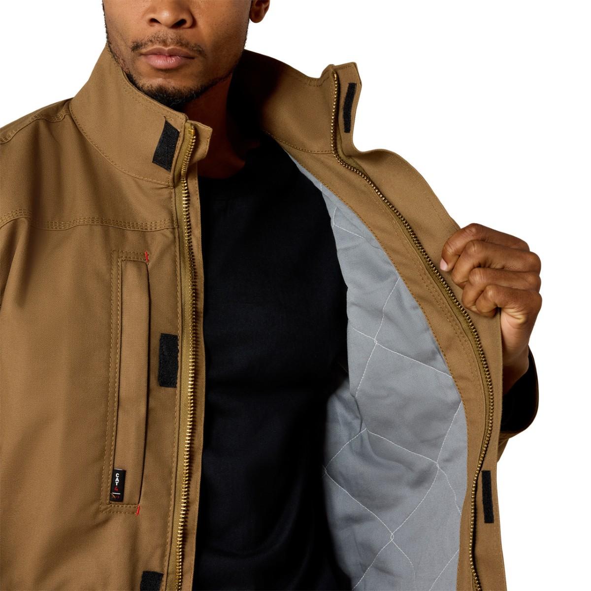 FR Workhorse Insulated Jacket in Field Khaki